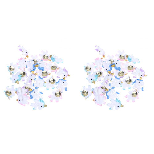 48Pièces Épingles Multicolores Pour Cartes Notes Et Rappels 1