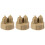 12Pièces Caps Co2 Réutilisables Durable Pour Aquarium DIY Marron Clair 10