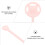 Bar Lait Poudre Silicone Design Sécurisé Rose 8