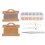 1Ensemble Kit Chaînes Cuivre Fer Multicolores DIY 8
