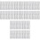 60Pièces Flacons Rechargeables En Verre Plastique 3