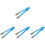 4Pièces Yeux Chat Nettoyage Doux Portable 4