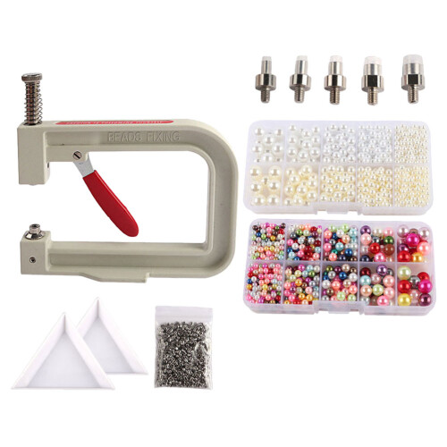 2Ensembles Presse Perles En Fer ABS Pour DIY Accessoires 2