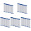 40Pièces Filtre Remplacement PP Coton Tête Douche 2
