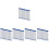 40Pièces Filtre Remplacement PP Coton Tête Douche 5