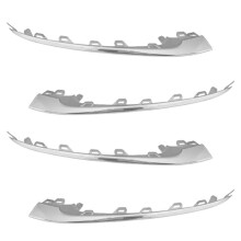 2Pair Front Bumper Bright Strip Lip Trim Chrome Molding for W222 S450/560 2018-2020 A2228857700,A2228857800