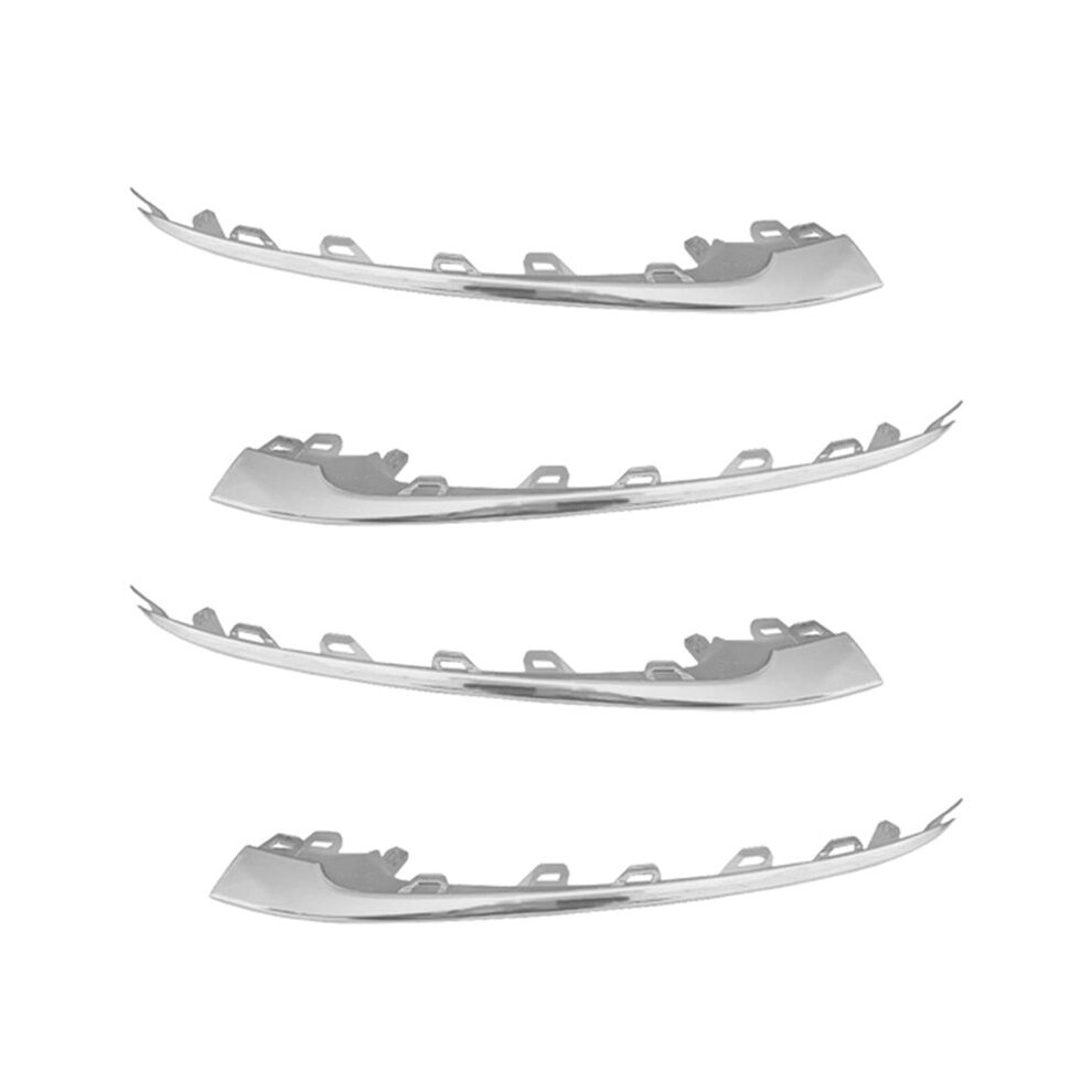 2Pair Front Bumper Bright Strip Lip Trim Chrome Molding For W222 S450/560 2018-2020 A2228857700,A2228857800 6033216096370