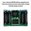 4CH Battery Capacity Tester LCD Display MAh Lithium Digital Battery Detection Module for Battery Testing 18650/21700 6