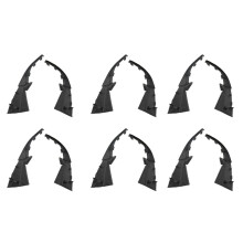 12Pcs Front Windshield Wiper Cowl Trim Water Deflector Plate Neck Trim Panel for Kicks 2016-2020