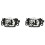 2X 68280607AC,53431276,68280608AC Front Engine Lock Hood  Catch for  Compass 2017-2021 1