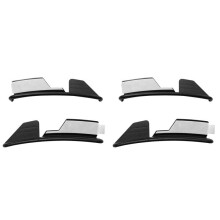 4x for C117 CLA45 AMG CLA180 2013-2019 Bumper Lip Spoiler Sticker Wheel Eyebrow Canard Splitter