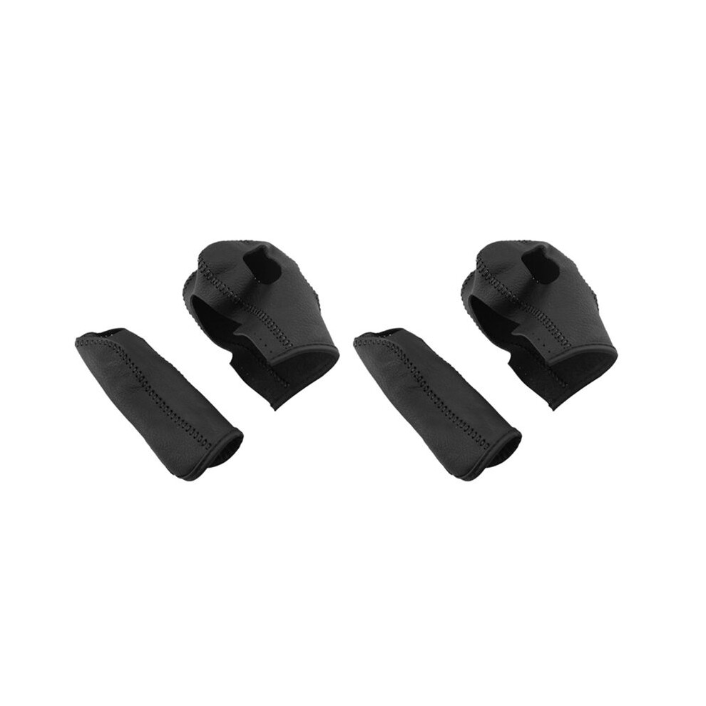 4Pcs Gear Shift Knob Case Cover Handbrake Cover For Fiesta Mk7 2009 - 2015 Ecosport 2012 - 2017, Pu Leather 6033724852246