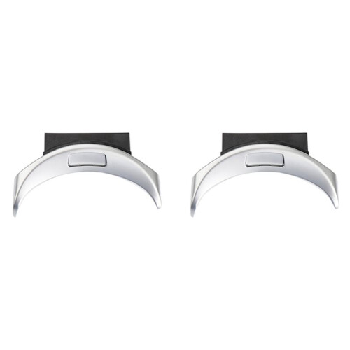 2X ABS+PC Center Console Armrest  Button Trim Cover for   C GLC Class W205 W253 2015-2020