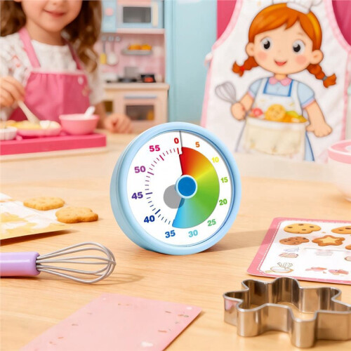 Kids Timer Visual Silent Learning Tool Digital Countdown Clock for School Classrooms Kitchens Bedroom Libraries Desk 1