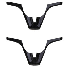 2X Car Carbon Fiber Interior Steering Wheel Trim for Classic Cruze Sedan Hatchback 2009-2015