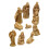 40Pièces Figurines De Résine Khaki Décor Maison Noël 9