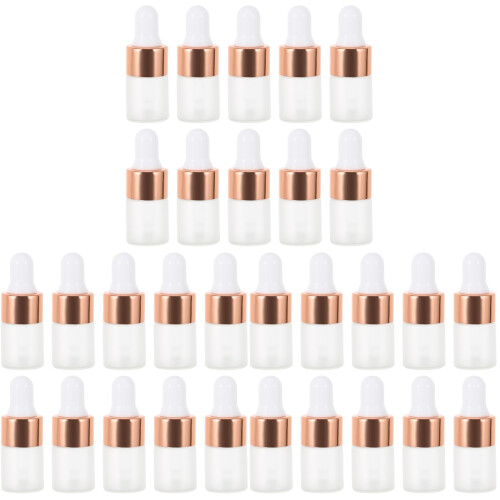 30St Hervulbare Druppelflessen Rosegoud Voor En 2