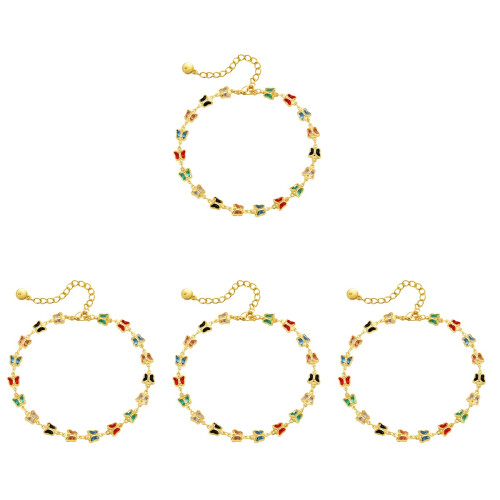 4Pièces Bracelets De Coloré Élégant 1
