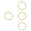 4Pièces Bracelets De Coloré Élégant 6