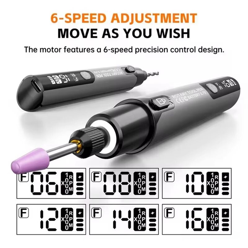7v Electric Grinder Engraving Pen 3.7V 10000-16000r Wireless Grinder ...