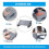 This Ergonomic Footstool Under Your Office Desk Features 6 Height Settings and Non-Slip, Stable Legs. 4