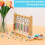 168Pcs Beadable Keychains Kit, Keychains Bulk for Keychain Making Accessories with Beadable Keychain Bars Silicone Beads 5
