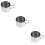 3Pièces Mug Argenté En Acier Inoxydable Usage 10