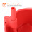 1Ensemble Repas Bébé Silicone Rouge Grande Capacité Avec 5