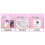 Sticker Printer with 6 Rolls Thermal Paper,  Portable Inkless Printer for IOS & Android, Pocket Print Pod 9