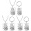3Pièces - Fils Famille Argent Durable Décor Sac 2