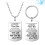 3Pièces - Fils Famille Argent Durable Décor Sac 11