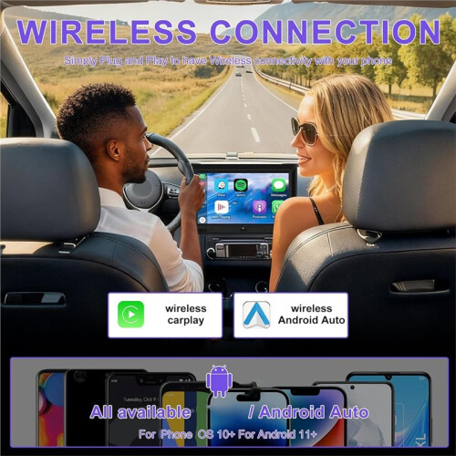 Wireless CarPlay Adapter for for IOS 10+ Seamless Connection, Convert Wired to Wireless 1