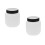 2Pcs White Plastic Cake Airbrush Replacement Bottles for Baking Use 5