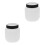 2Pcs White Plastic Cake Airbrush Replacement Bottles for Baking Use 7