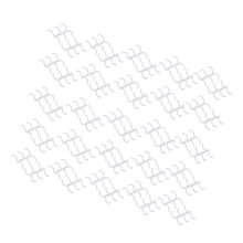 50PCS 16mm PP Reliure à spirale avec 3 anneaux pour rapports, collections A4/A5