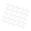 50PCS Transparent PP Comb Binding Spines 16mm, 120 Sheets 15