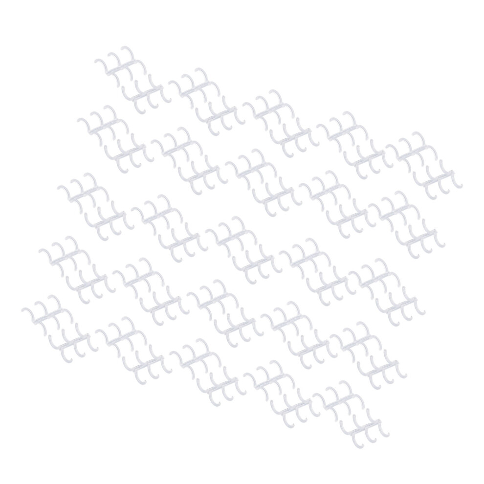 50x 16mm 3-Ring PP Comb Binder Spine