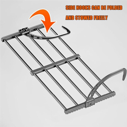 Extendable Radiator Clothes Airer Retractable Foldable Clothes Hanging Rack Laundry Drying Rack for Bathroom 2