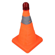 Conjunto de 2 conos de tráfico de 30 cm naranja reflectante