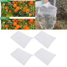 4 piezas de malla para frutas de jardín 1x1m barrera transparente