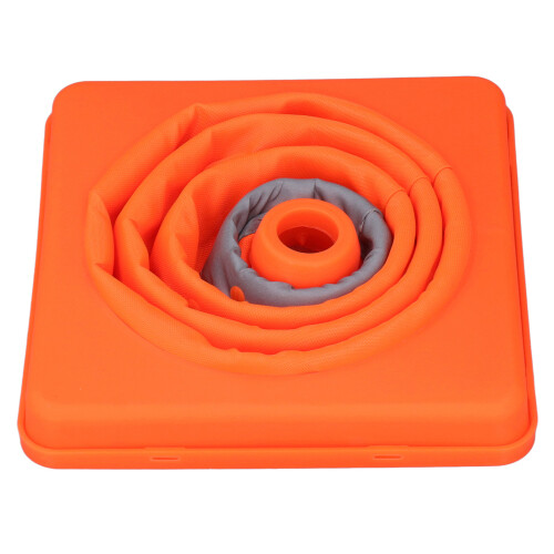 4PCS Foldable Traffic Safety Cones 30CM Orange Reflective Collars