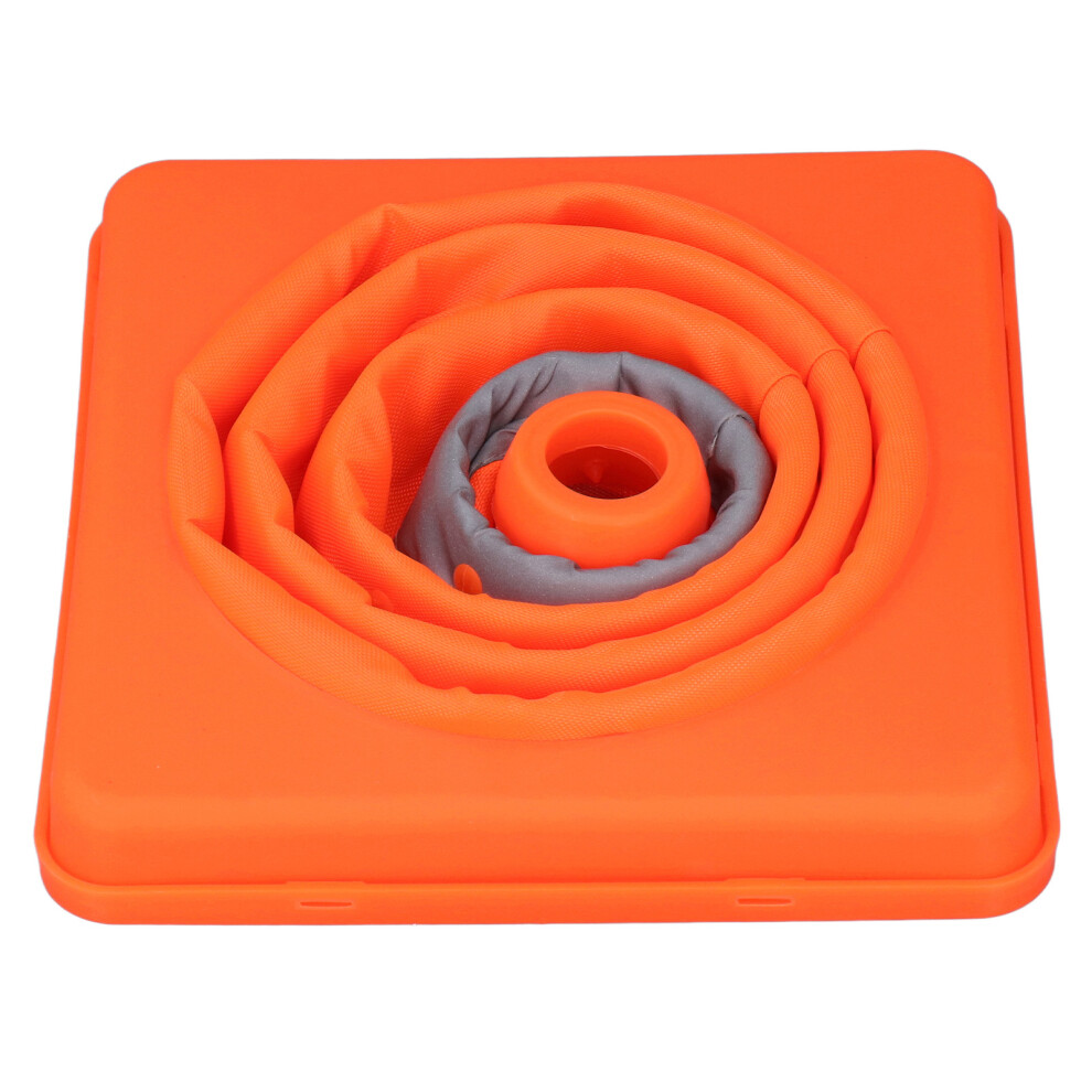 4Pcs Foldable Traffic Safety Cones 30Cm Orange Reflective Collars 8441384985330