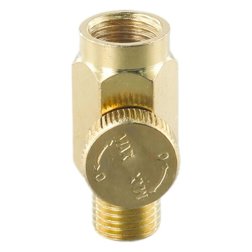 4pcs 1/4inch NPT Inline Regulator Solid Brass Compressed Water Heater Air Pressure Valve Replacement Air Tool 1