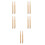 10Pièces Stylos Bambou Beige Multi-Nibs Souples Pour Fine 4