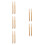 10Pièces Stylos Bambou Beige Multi-Nibs Souples Pour Fine 5