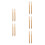 10Pièces Stylos Bambou Beige Multi-Nibs Souples Pour Fine 7