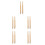 10Pièces Stylos Bambou Beige Multi-Nibs Souples Pour Fine 8