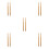 10Pièces Stylos Bambou Beige Multi-Nibs Souples Pour Fine 9