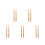 10Pièces Stylos Bambou Beige Multi-Nibs Souples Pour Fine 10