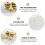 3Pièces Supports Refroidisseurs Gâteaux Acier Argenté 10
